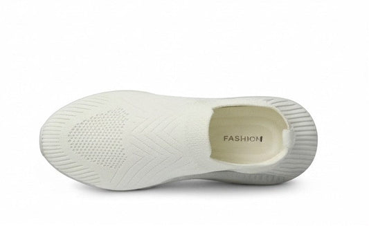 شراب اسكتشر أبيض – كوتش حريمي مريح